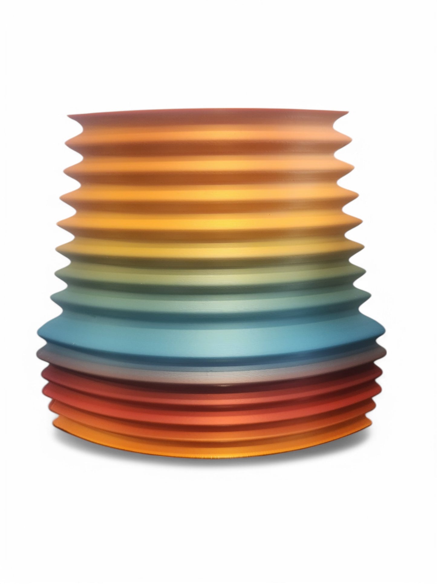 Ribbed Vase