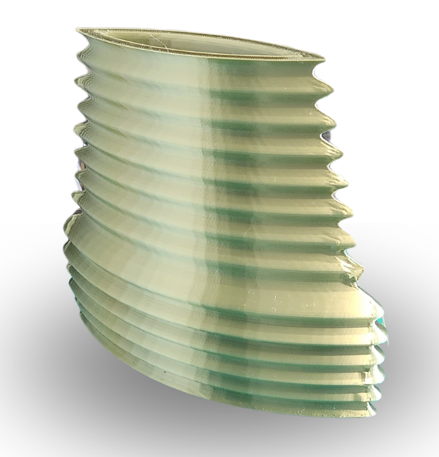 Ribbed Vase