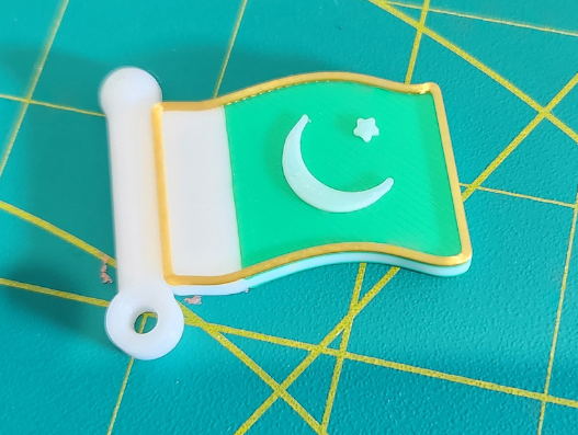 Pakistani Flag Keyring