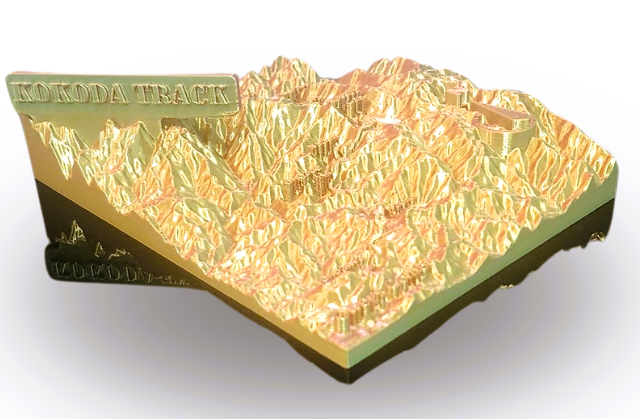 Kokoda Track Terrain Map