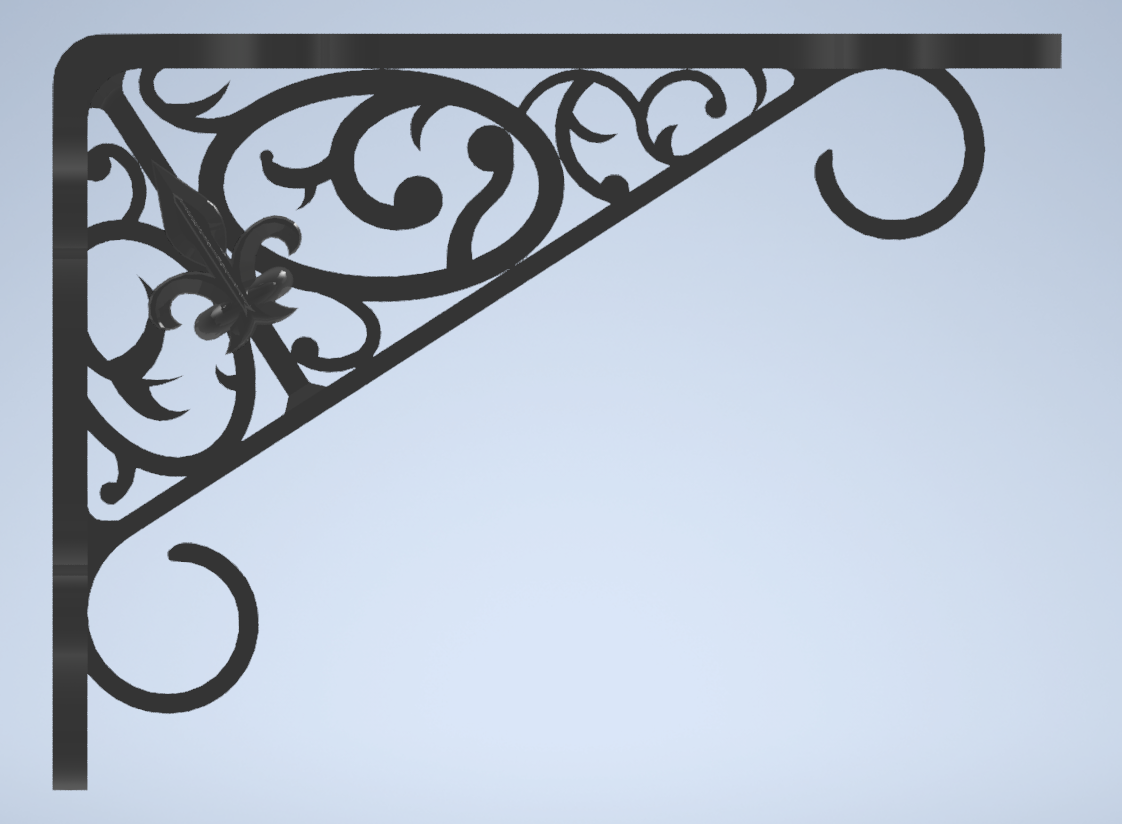 Ornate Shelf Bracket