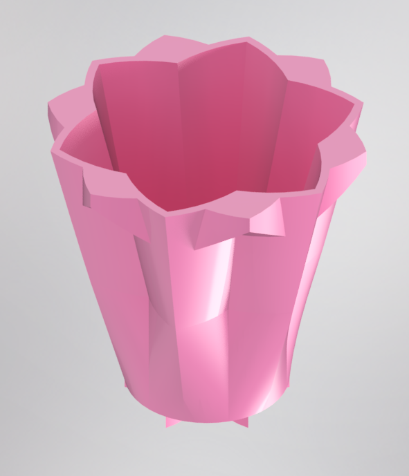 Flower-shaped Plant Pot