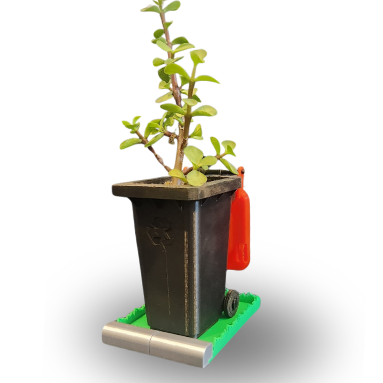 Wheelie Bin Plant Pot